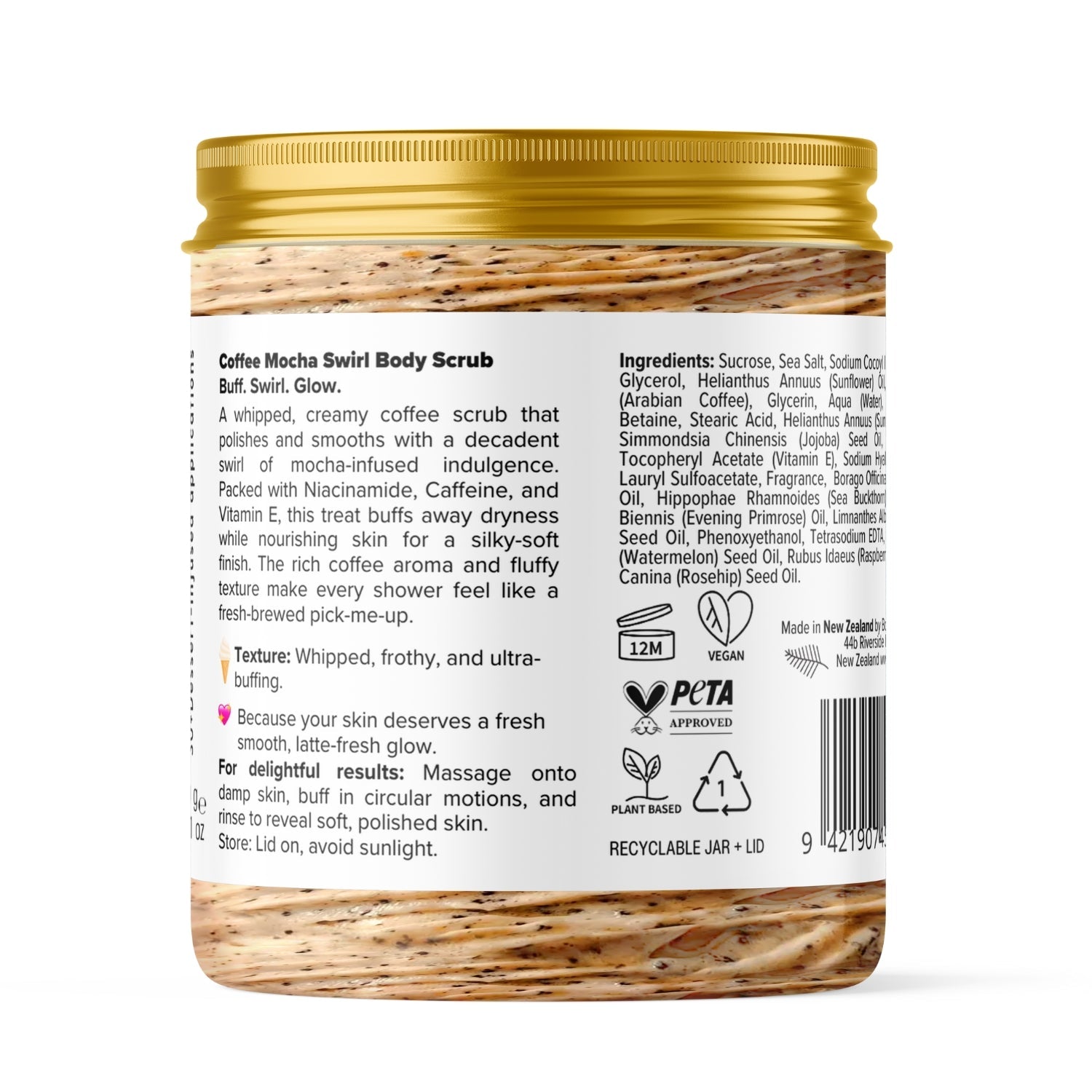 Coffee Mocha Swirl Body Scrub