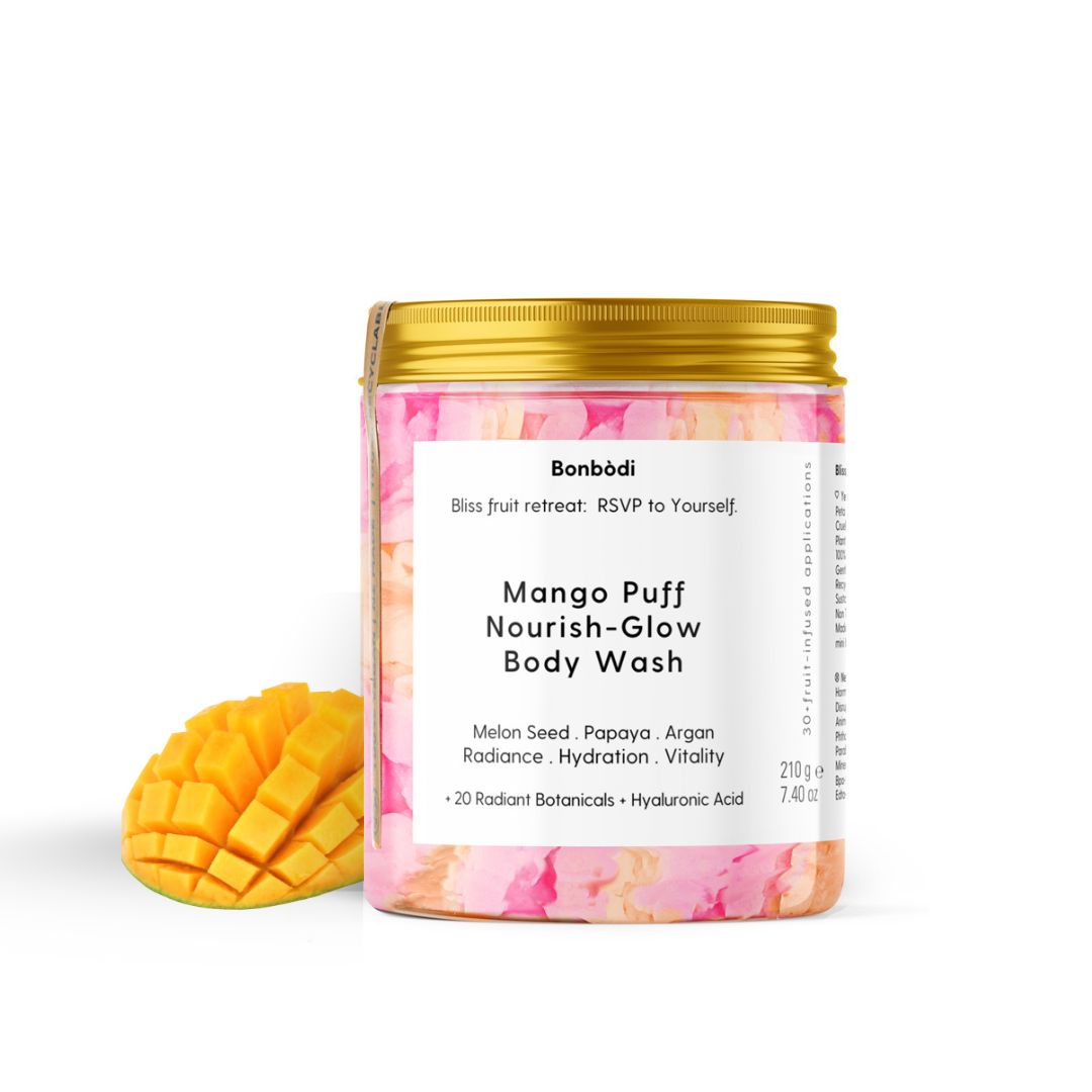 Mango Puff Nourish-Glow Luxury Body Wash nz 🥭